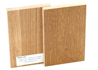 White oak rift sawn wood sample