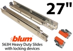 27" Blum Tandem Plus Blumotion Drawer Guides