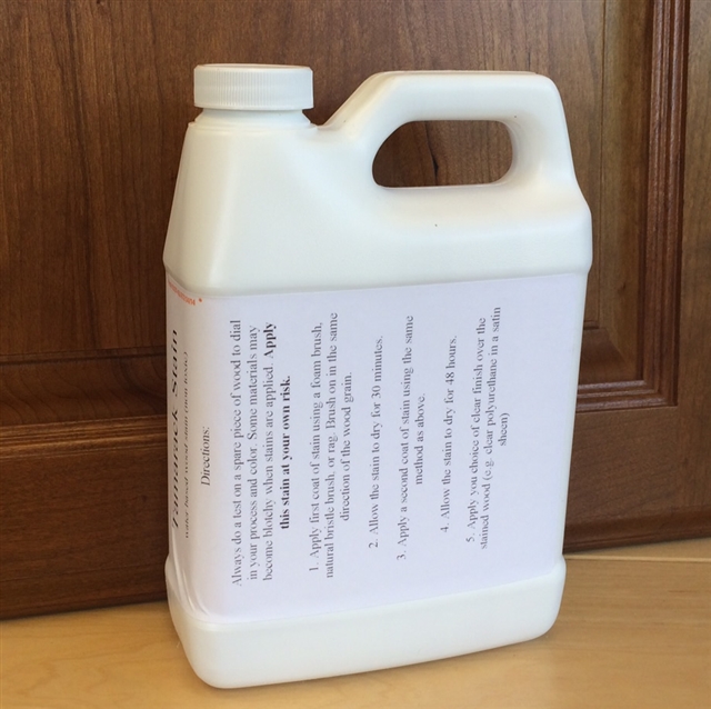 Chestnut wood stain (medium stain, water based)