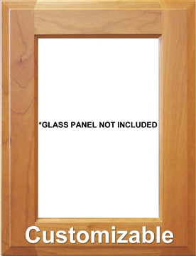 Custom Glass Cabinet Door