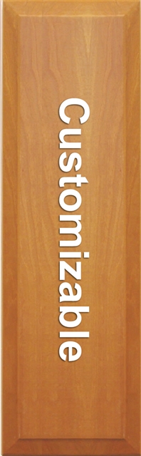 Custom SLAB Cabinet Door