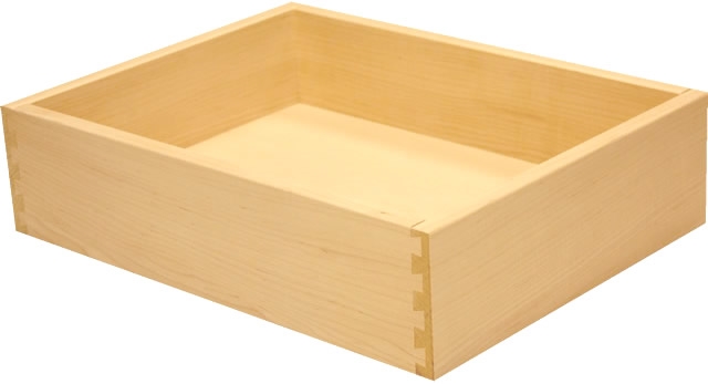 Hard White Maple Dovetail Drawer Box