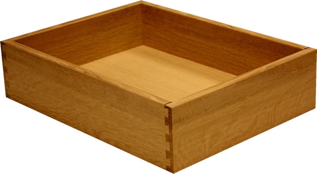 White Oak Quarter Sawn Dovetail Drawer Box