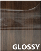 GLOSSY Walnut Laminate Door