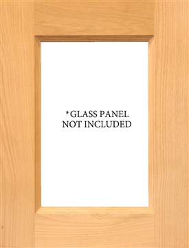 SAN ANTONIO Unfinished Cabinet Doors (GLASS)