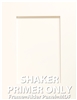 SAMPLE DOOR- Shaker Sample Cabinet Door (Paint Grade: frame=alder, panel=MDF) (sprayed with PRIMER ONLY, customer to apply paint )